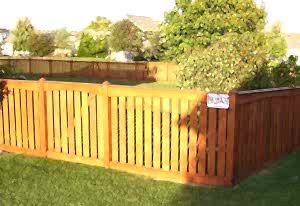 Traditional Colonial Spaced by Paramount Fence in Illinois