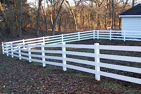 Wooden fence