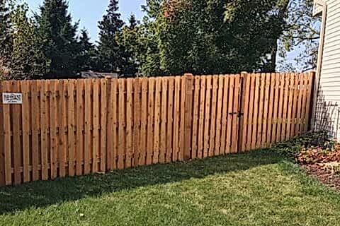 Traditional style wooden fencing,IL