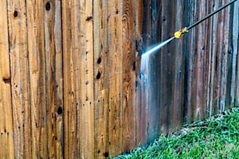 cleaning fence