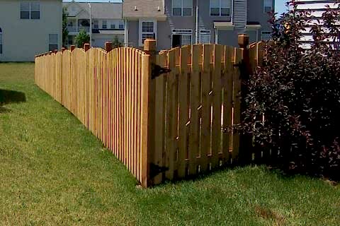 wooden fence