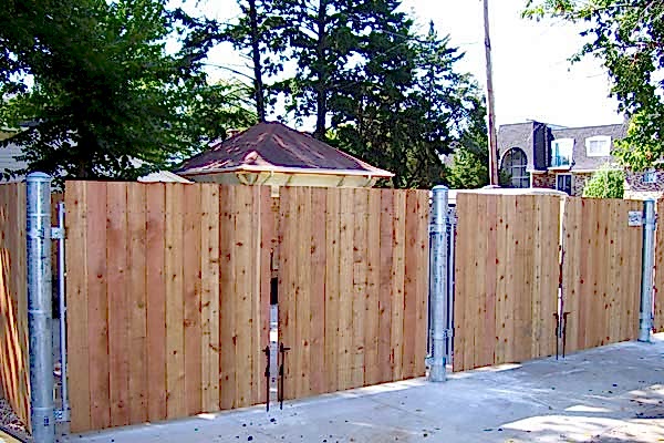 wooden fence